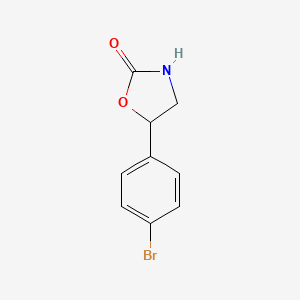molecular formula C9H8BrNO2 B1525803 5-(4-Bromophenyl)-1,3-oxazolidin-2-one CAS No. 943910-35-8