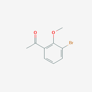 molecular formula C9H9BrO2 B1525806 1-(3-Bromo-2-methoxyphenyl)ethanone CAS No. 267651-23-0