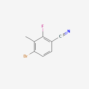 4-Bromo-2-fluoro-3-methylbenzonitrile