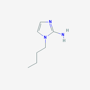 molecular formula C7H13N3 B15258091 1-butyl-1H-imidazol-2-amine 
