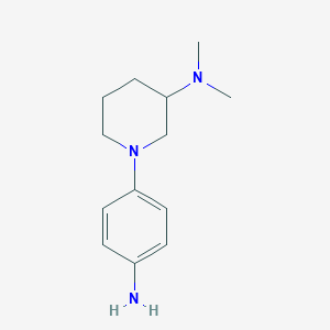 1-(4-aminophenyl)-N,N-dimethylpiperidin-3-amine