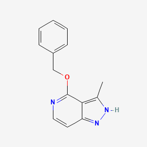 4-(Benzyloxy)-3-methyl-1H-pyrazolo[4,3-c]pyridine