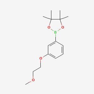 2-[3-(2-Methoxyethoxy)phenyl]-4,4,5,5-tetramethyl-1,3,2-dioxaborolane