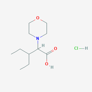 3-Ethyl-2-(morpholin-4-yl)pentanoic acid hydrochloride