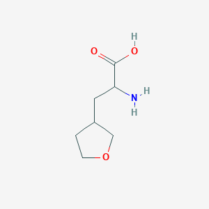 molecular formula C7H13NO3 B1525845 2-氨基-3-(四氢呋喃-3-基)丙酸 CAS No. 1248703-88-9