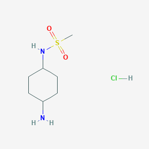 N-(4-aminocyclohexyl)methanesulfonamide hydrochloride