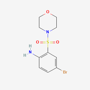 4-Bromo-2-(morpholine-4-sulfonyl)aniline