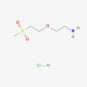 B1525859 2-(2-Methanesulfonylethoxy)ethan-1-amine hydrochloride CAS No. 947664-66-6