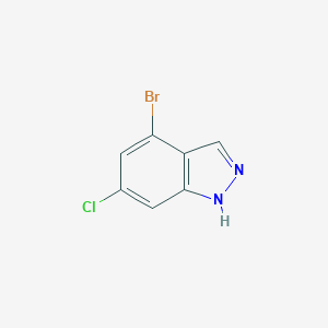 molecular formula C7H4BrClN2 B152586 4-Bromo-6-chloro-1H-indazole CAS No. 885519-03-9