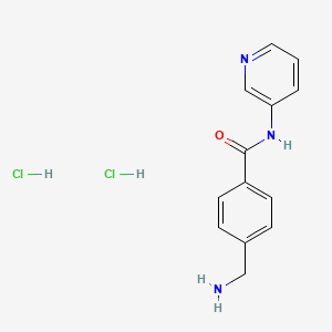 4-(aminomethyl)-N-(pyridin-3-yl)benzamide dihydrochloride