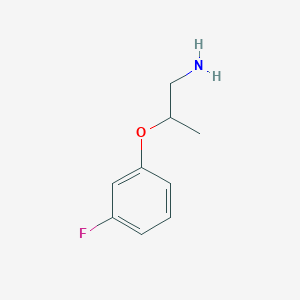 1-[(1-Aminopropan-2-YL)oxy]-3-fluorobenzene