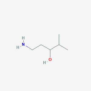 molecular formula C6H15NO B1525877 1-Amino-4-methylpentan-3-ol CAS No. 860546-11-8