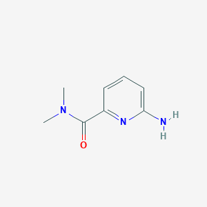 molecular formula C8H11N3O B1525881 6-amino-N,N-dimethylpyridine-2-carboxamide CAS No. 827589-21-9