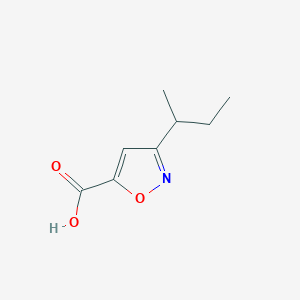 3-(Butan-2-yl)-1,2-oxazole-5-carboxylic acid