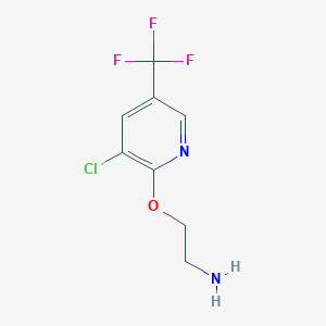 2-(2-Aminoethoxy)-3-chloro-5-(trifluoromethyl)pyridine