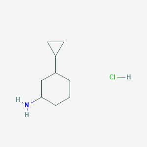 3-Cyclopropylcyclohexan-1-amine hydrochloride