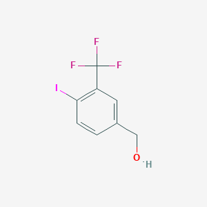 molecular formula C8H6F3IO B1525899 [4-Iodo-3-(trifluoromethyl)phenyl]methanol CAS No. 959632-19-0