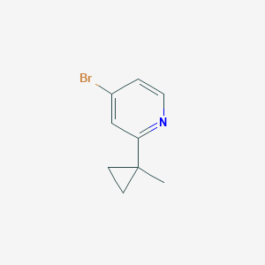 4-Bromo-2-(1-methylcyclopropyl)pyridine