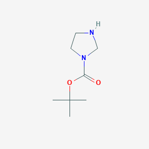 molecular formula C8H16N2O2 B1525909 tert-Butyl imidazolidine-1-carboxylate CAS No. 916891-97-9