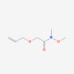molecular formula C7H13NO3 B1525911 2-(Allyloxy)-N-methoxy-N-methylacetamide CAS No. 1120309-29-6