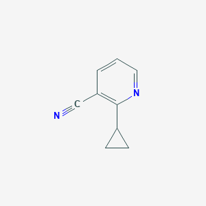 molecular formula C9H8N2 B1525914 2-Cyclopropylnicotinonitrile CAS No. 921760-69-2