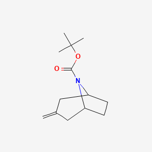 molecular formula C13H21NO2 B1525915 3-Methylene-8-boc-8-azabicyclo[3.2.1]octane CAS No. 273207-57-1