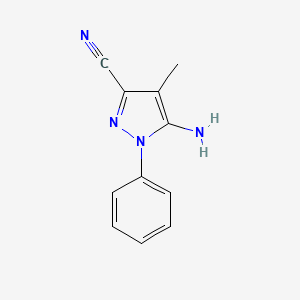 5-amino-4-methyl-1-phenyl-1H-pyrazole-3-carbonitrile