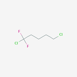 molecular formula C5H8Cl2F2 B15259178 1,5-Dichloro-1,1-difluoropentane 