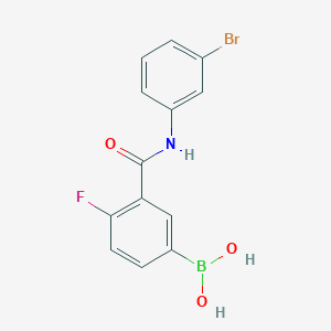 3-(3-Bromophenylcarbamoyl)-4-fluorophenylboronic acid
