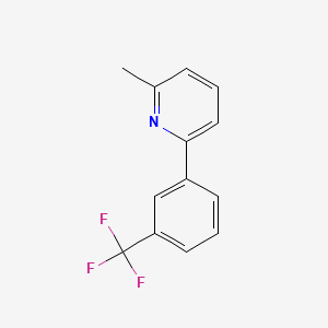 2-Methyl-6-[3-(trifluoromethyl)phenyl]pyridine