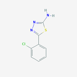 molecular formula C8H6ClN3S B152593 5-(2-Chlorophenyl)-1,3,4-thiadiazol-2-amine CAS No. 828-81-9