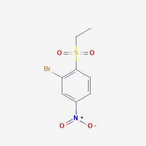 2-Bromo-1-(ethanesulfonyl)-4-nitrobenzene