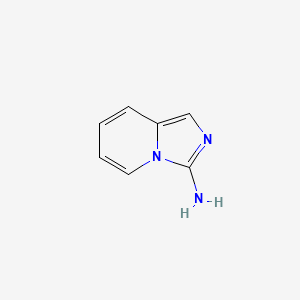 molecular formula C7H7N3 B1525934 Imidazo[1,5-a]pyridin-3-amine CAS No. 1005514-74-8