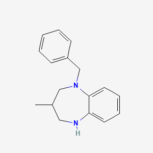 1-benzyl-3-methyl-2,3,4,5-tetrahydro-1H-1,5-benzodiazepine
