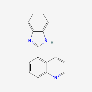 5-(1H-1,3-benzodiazol-2-yl)quinoline