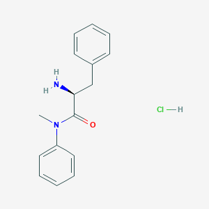 (2S)-2-amino-N-methyl-N,3-diphenylpropanamide hydrochloride