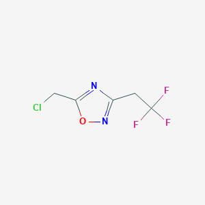 5-(Chloromethyl)-3-(2,2,2-trifluoroethyl)-1,2,4-oxadiazole