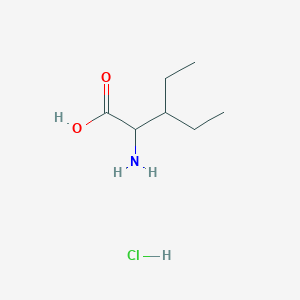 2-Amino-3-ethylpentanoic acid hydrochloride