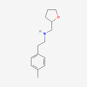 [2-(4-Methylphenyl)ethyl](oxolan-2-ylmethyl)amine
