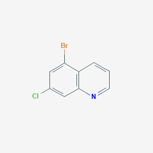 molecular formula C9H5BrClN B1526003 5-溴-7-氯喹啉 CAS No. 1215767-84-2
