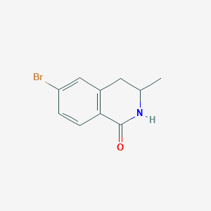 molecular formula C10H10BrNO B1526011 6-Bromo-3-methyl-3,4-dihydroisoquinolin-1(2H)-one CAS No. 1219130-51-4