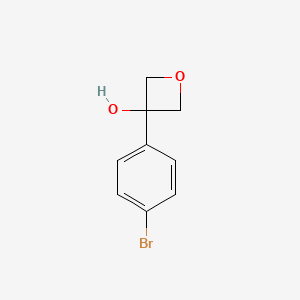 molecular formula C9H9BrO2 B1526012 3-(4-溴苯基)氧杂环-3-醇 CAS No. 1093878-32-0