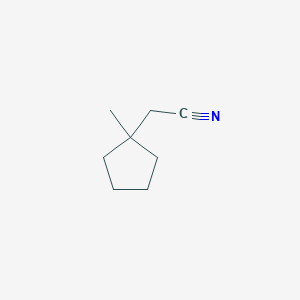 molecular formula C8H13N B1526019 2-(1-Methylcyclopentyl)acetonitrile CAS No. 1803591-13-0