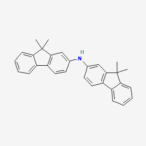 molecular formula C30H27N B1526026 Bis(9,9-dimethyl-9H-fluoren-2-yl)amine CAS No. 500717-23-7