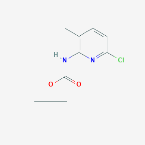 Tert-butyl 6-chloro-3-methylpyridin-2-ylcarbamate