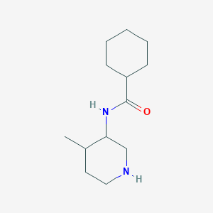 molecular formula C13H24N2O B15260302 N-(4-methylpiperidin-3-yl)cyclohexanecarboxamide 