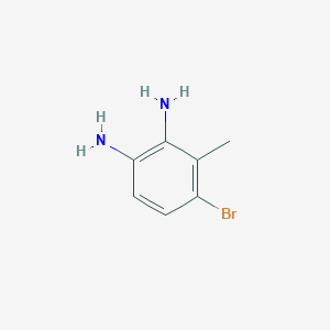 molecular formula C7H9BrN2 B1526037 4-Bromo-3-methylbenzene-1,2-diamine CAS No. 952511-74-9
