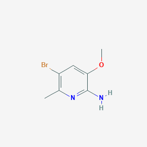 molecular formula C7H9BrN2O B1526054 5-Bromo-3-methoxy-6-methylpyridin-2-amine CAS No. 947249-16-3