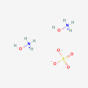 molecular formula (NH2OH)2.H2SO4<br>H8N2O6S B152606 羟胺硫酸盐 CAS No. 10039-54-0