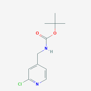 molecular formula C11H15ClN2O2 B1526061 叔丁基((2-氯吡啶-4-基)甲基)氨基甲酸酯 CAS No. 916210-27-0